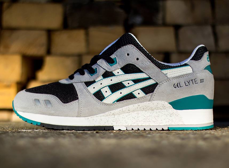 Asics Gel Lyte Iii Black Grey Teal