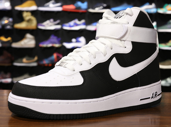 Black White Air Force 1 Hi 07