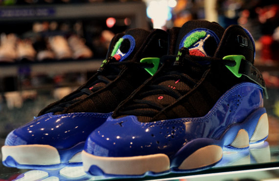 Jordan 6 Rings GS - Black - Game Royal - Light Lucid Green