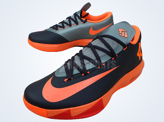 Nike KD 6 - Anthracite - Total Orange - Mica Green | Release Date