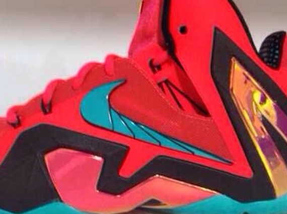 Lebron 11 Elite Red Black Gold