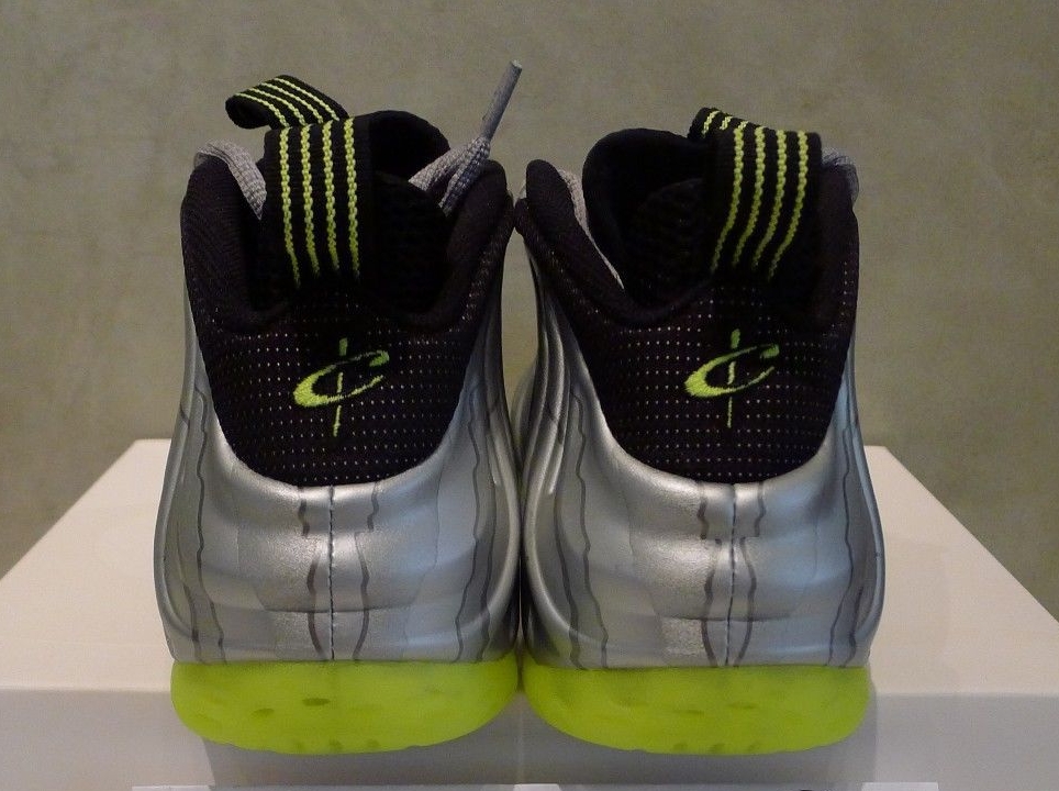 Nike Air Foamposite One Metallic Silver Volt Release Date 03
