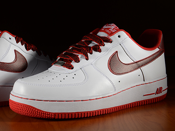 Nike Air Force 1 Low – White – University Red