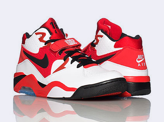 Nike Air Force 180 - White - Black - Gym Red