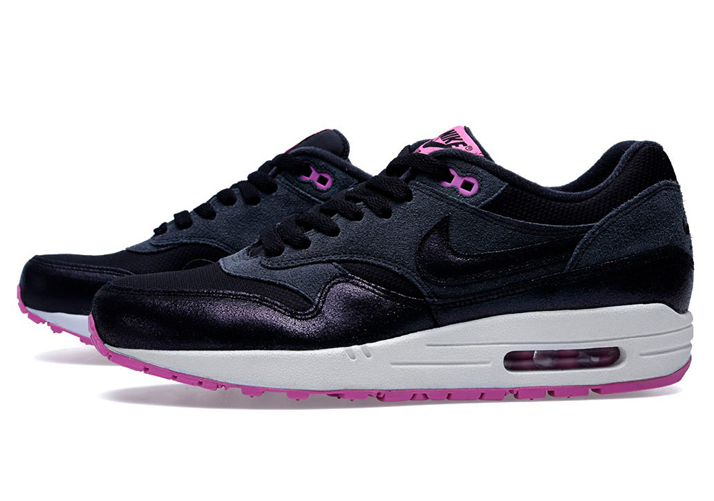 Nike Air Max 1 Essential Anthracite Red Violet 02