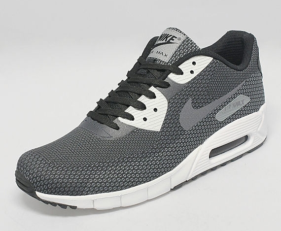 Nike Air Max 90 Jacquard Current Black Grey 06