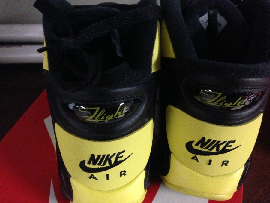 Nike Air Up 14 Black Metallic Silver Yellow Strike 02