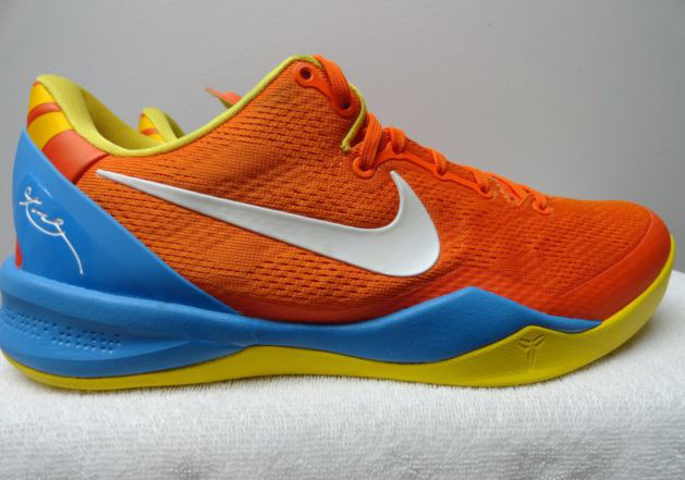 Nike Kobe 8 Unreleased Orange Yellow Blue Pe 01