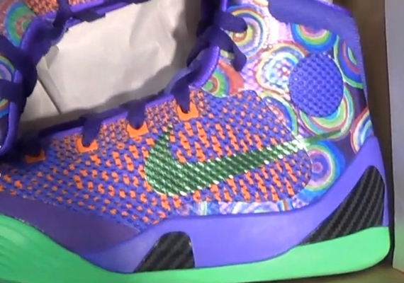 Nike Kobe 9 Elite GS – Purple Venom – Vivid Pink – Turf Orange