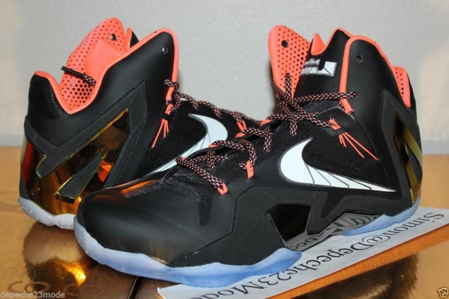 Nike Lebron 11 Elite Black Mango 05