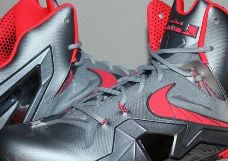 Nike LeBron 11 Elite – Wolf Grey – Crimson – Cool Grey – Black