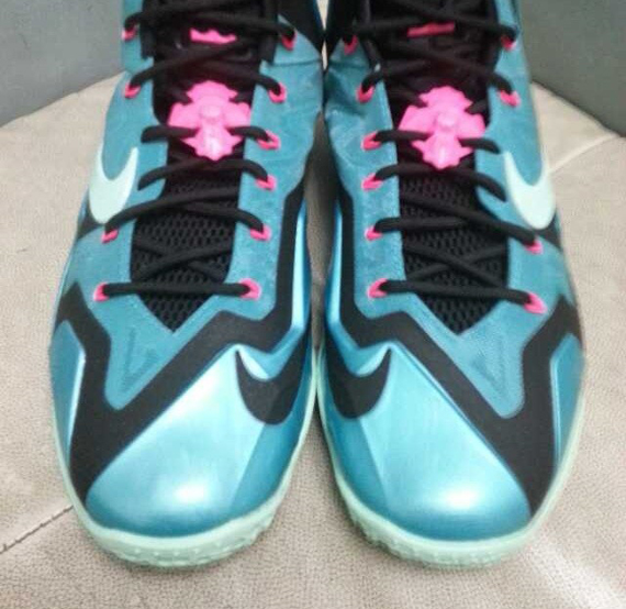 Nike Lebron 11 Teal Pink Black 5