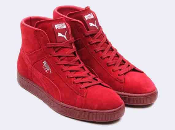 Puma Suede Mid Classic Pomegranate 1