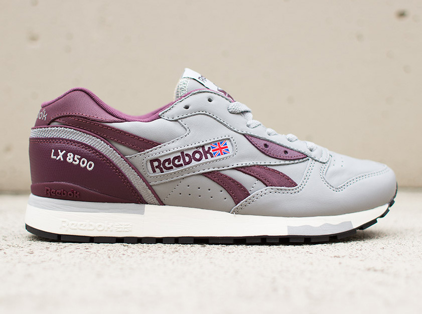 Reebok LX 8500 - Grey - Burgundy