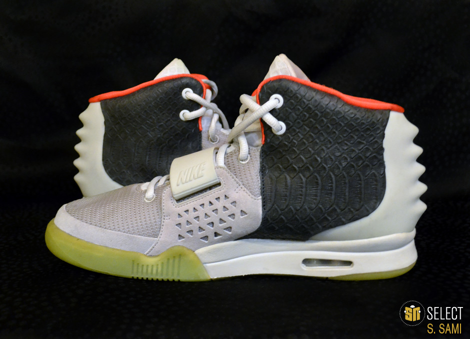 Sn Select Nike Air Yeezy 2 Sample Platinum Black 8