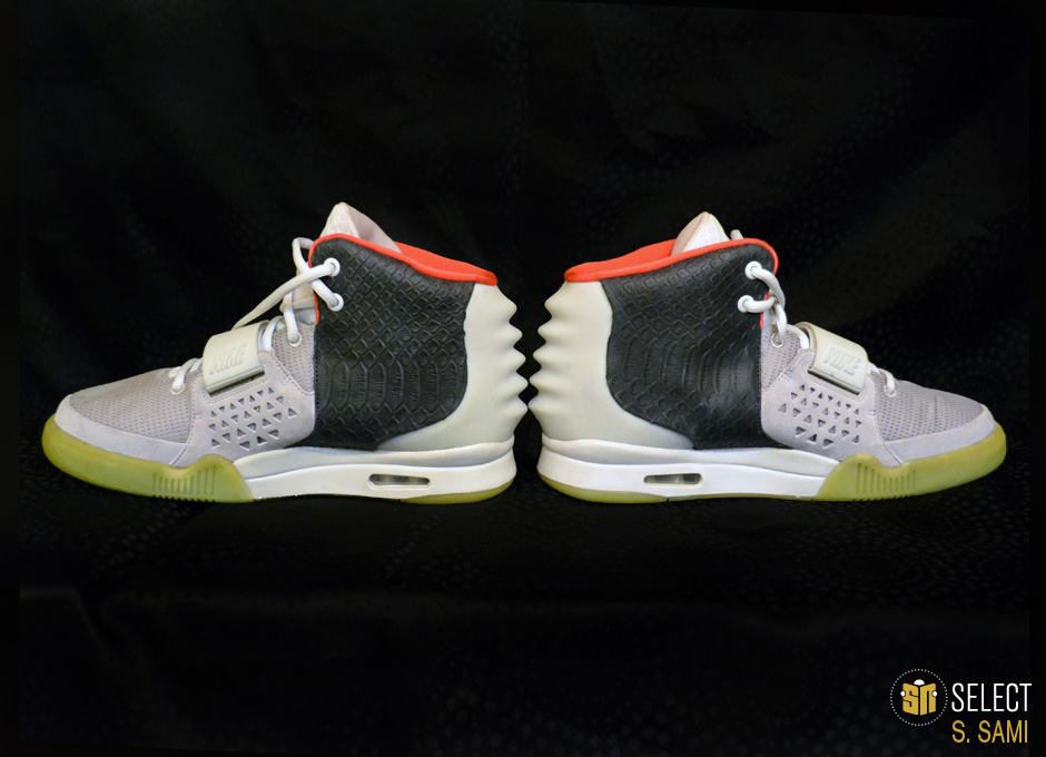 Sn Select Nike Air Yeezy 2 Sample Platinum Black 9