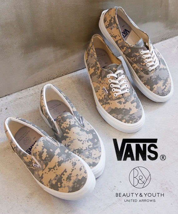 United Arrows Vans Digi Camo Pack 03