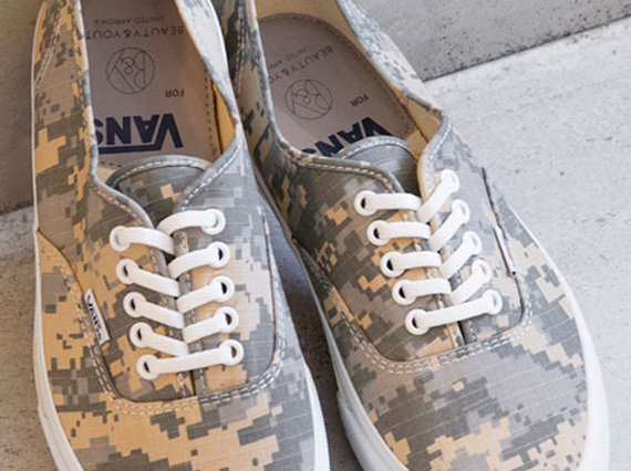 United Arrows Vans Digi Camo Pack