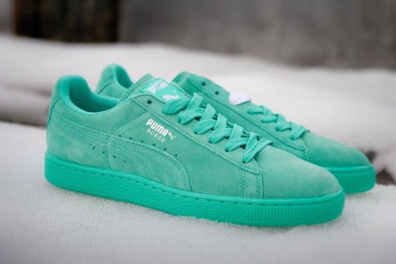 Puma Suede Classic Electric Green 01