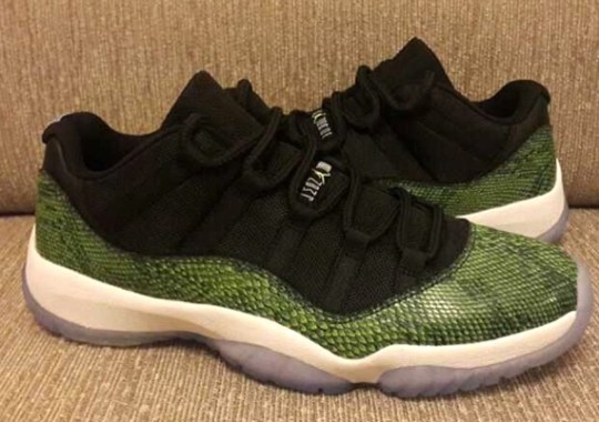 Air Jordan 11 Low Retro “Green Snake”