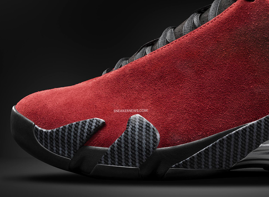 Air Jordan 14 Red Suede 2