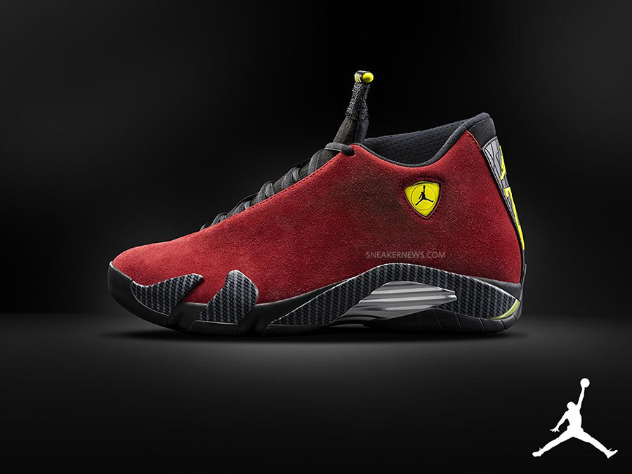 Air Jordan 14 Red Suede Fall 2014