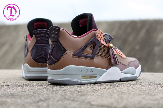 Air Jordan 4 Patchwork Louis Vuitton Dank Customs 2