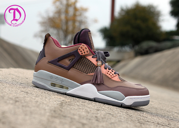 Air Jordan 4 Patchwork Louis Vuitton Dank Customs 5