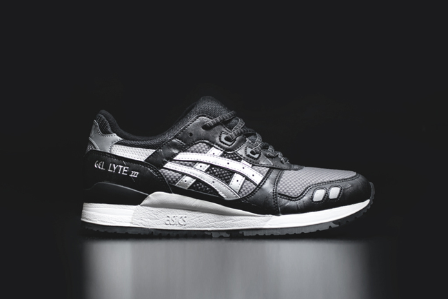 Asics Gel Lyte III - Black/Silver Re-issue