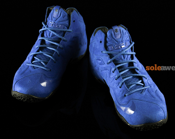 Blue Suede Lebron 11 Ext 4