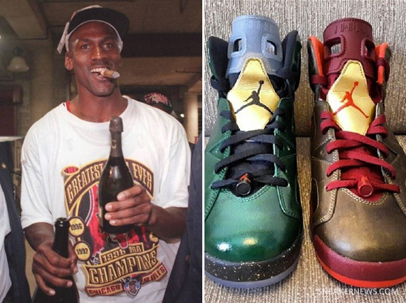 Champagne Cigar Jordans