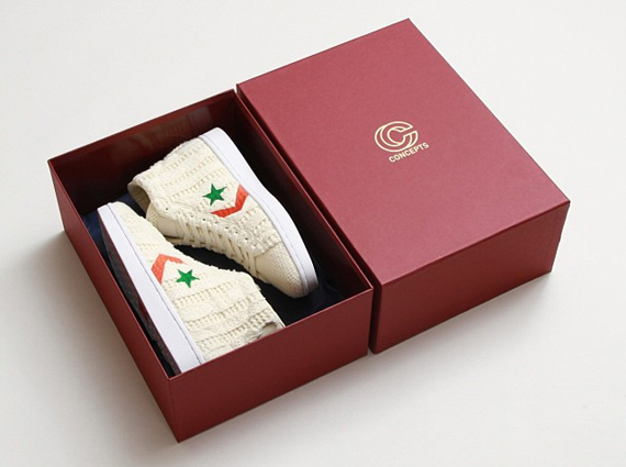 Concepts Reveals Special Packaging for the Converse Pro Leather Hi “Aran Sweater”