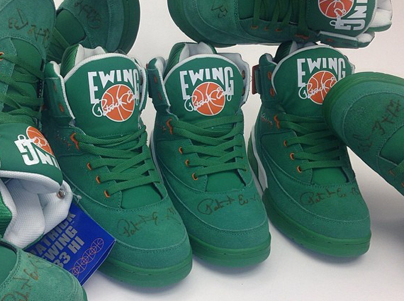 Ewing 33 Hi Saint Patrick Day Autograph