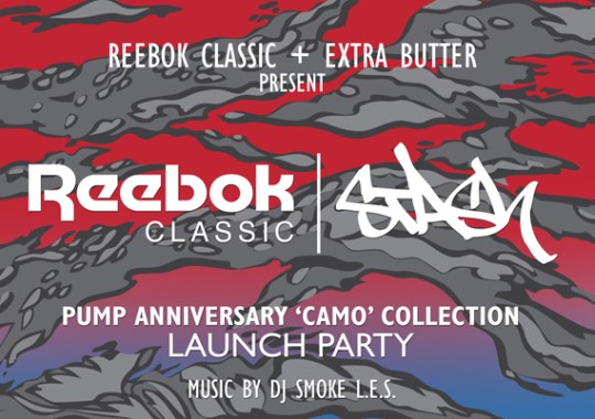 Stash x Reebok Pump Anniversary “Camo” Collection – Launch Event at Extra Butter LES