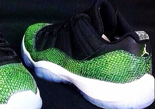 “Green Snake” Air Jordan 11 Low