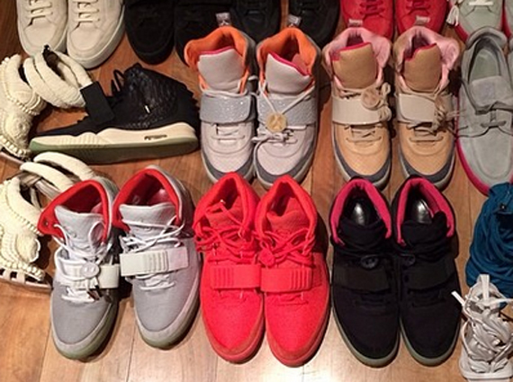 Kanye West's Yeezy Sneaker Rotation