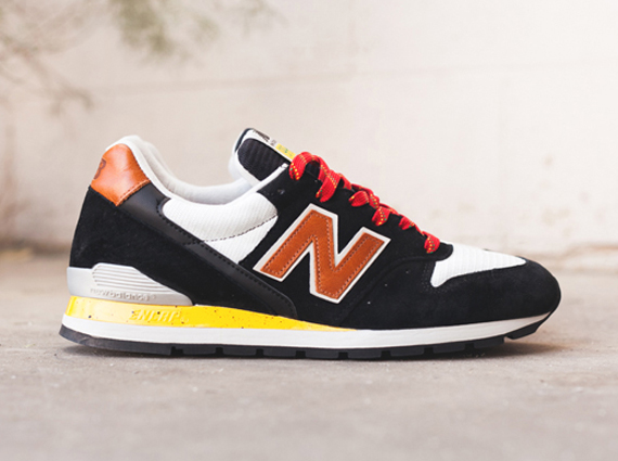 New Balance 996 - Black - Brown - Yellow Speckle