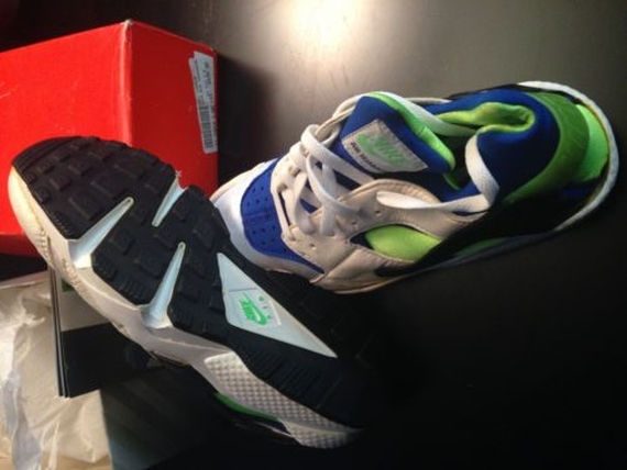 Nike Air Huarache Scream Green Original 05