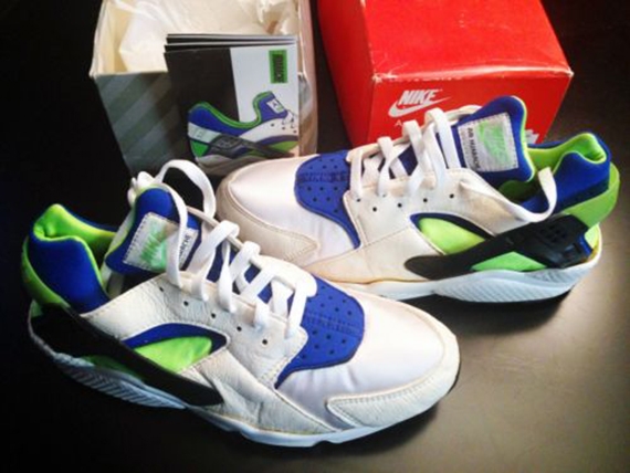 Nike Air Huarache "Scream Green" - OG Pair on eBay