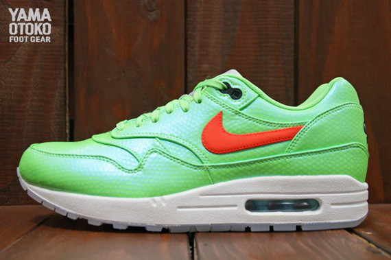 Nike Air Max 1 Fb Premium Polarized Blue Total Crimson Neo Lime 2