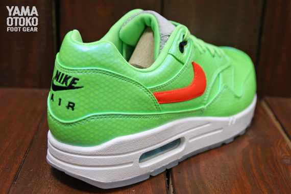 Nike Air Max 1 Fb Premium Polarized Blue Total Crimson Neo Lime 4