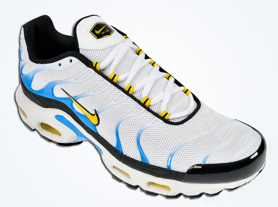 Nike Air Max Plus - White - Black - Blue - Yellow