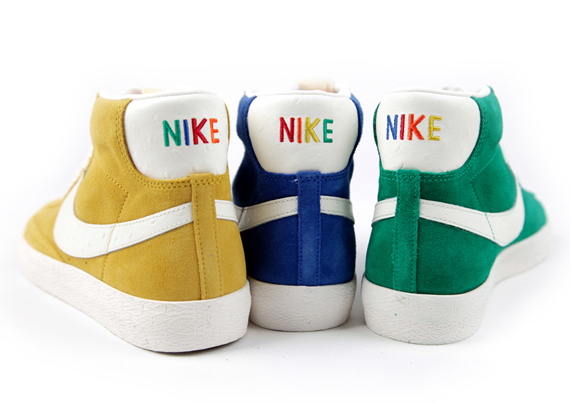 Nike Blazer Mid VNTG - Multi-Color Logos