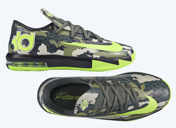 Nike KD 6 GS "Camo" - Release Date