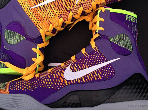 Nike Kobe 9 Elite – Court Purple – White – Laser Orange – Wolf Grey