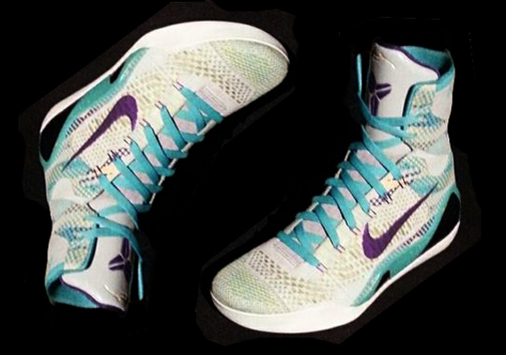 Nike Kobe 9 Elite - White - Purple - Blue