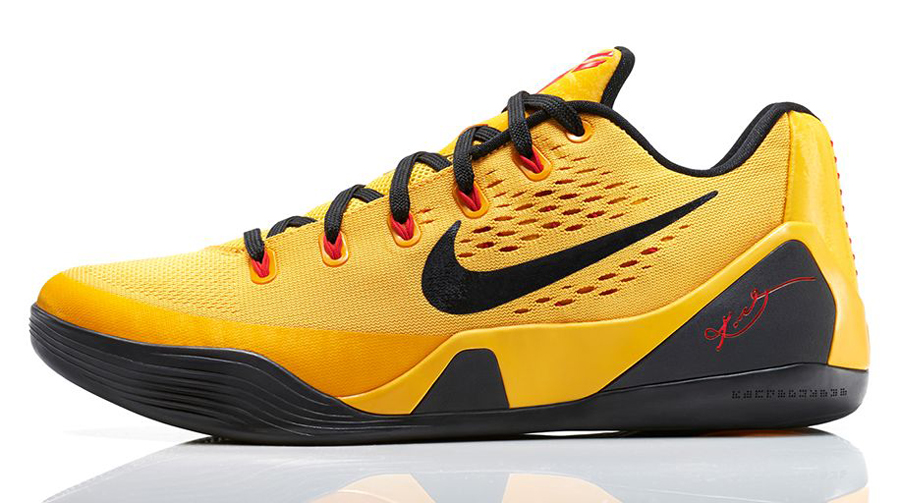 Nike Kobe 9 Em University Gold Black Laser Crimson 4