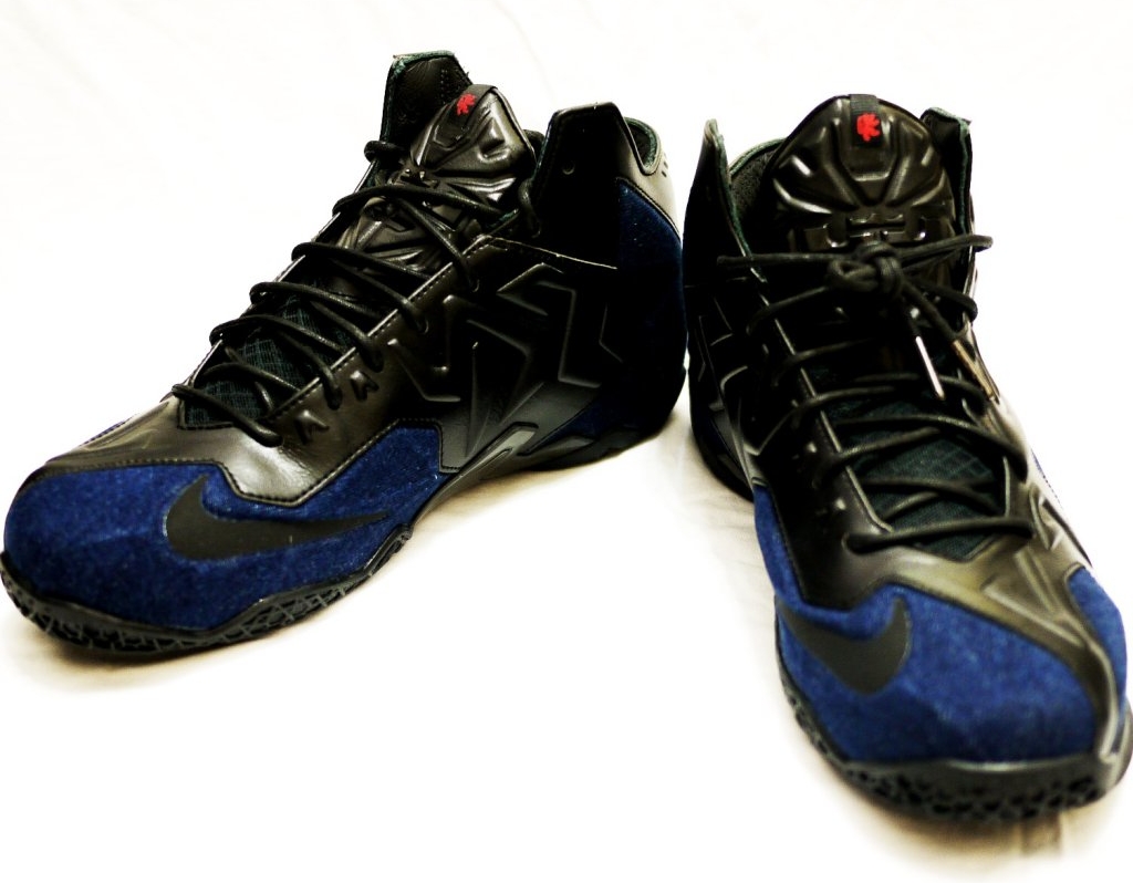 Nike Lebron 11 Ext James Dean Denim Leather 01
