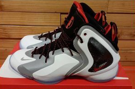 Nike Lil Penny Posite White Grey Black Red 1