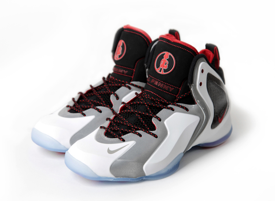 Nike Lil Penny Posite White Reflective Silver Black Challenge Red 11